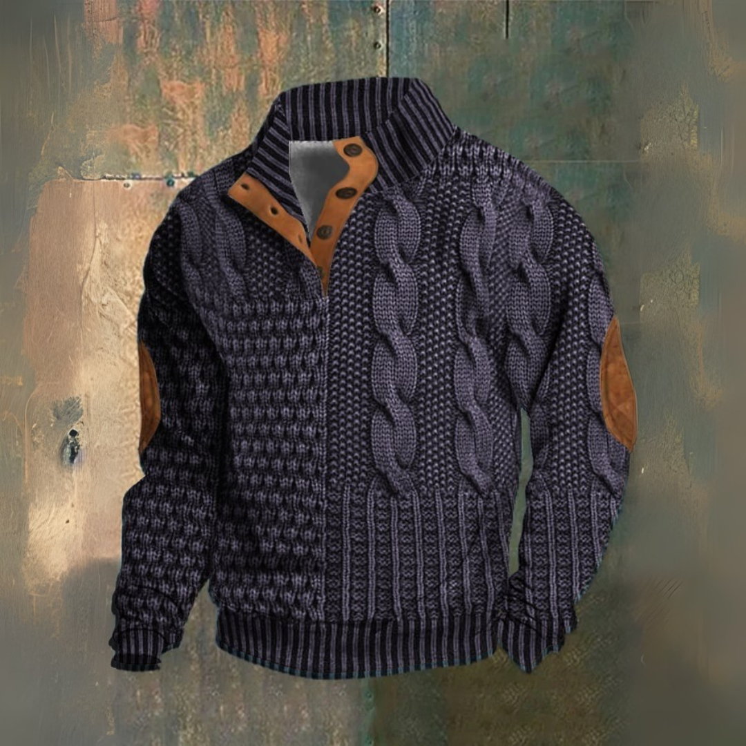 RICHARD™|HIGH NECK SWEATSHIRT