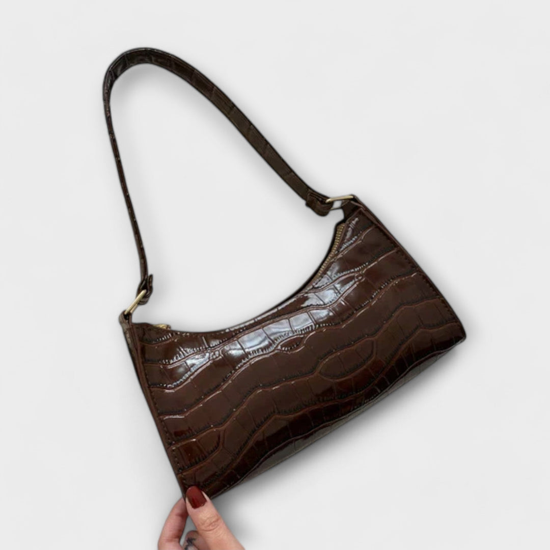 Kathy|Shiny Leather Bag