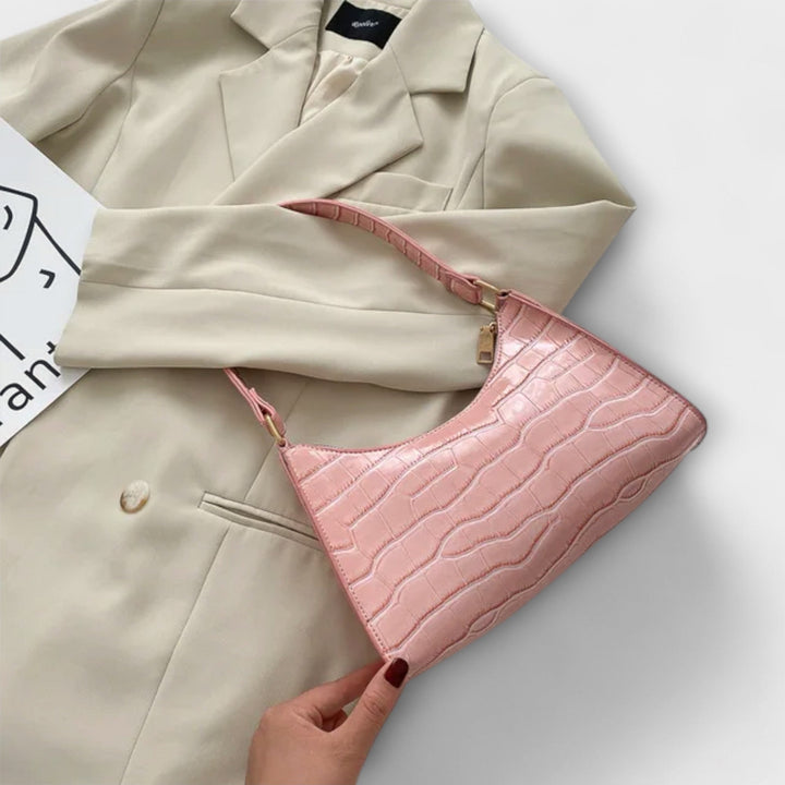 Kathy|Shiny Leather Bag