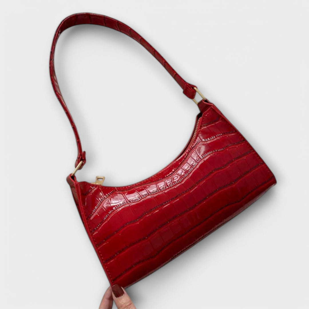 Kathy|Shiny Leather Bag