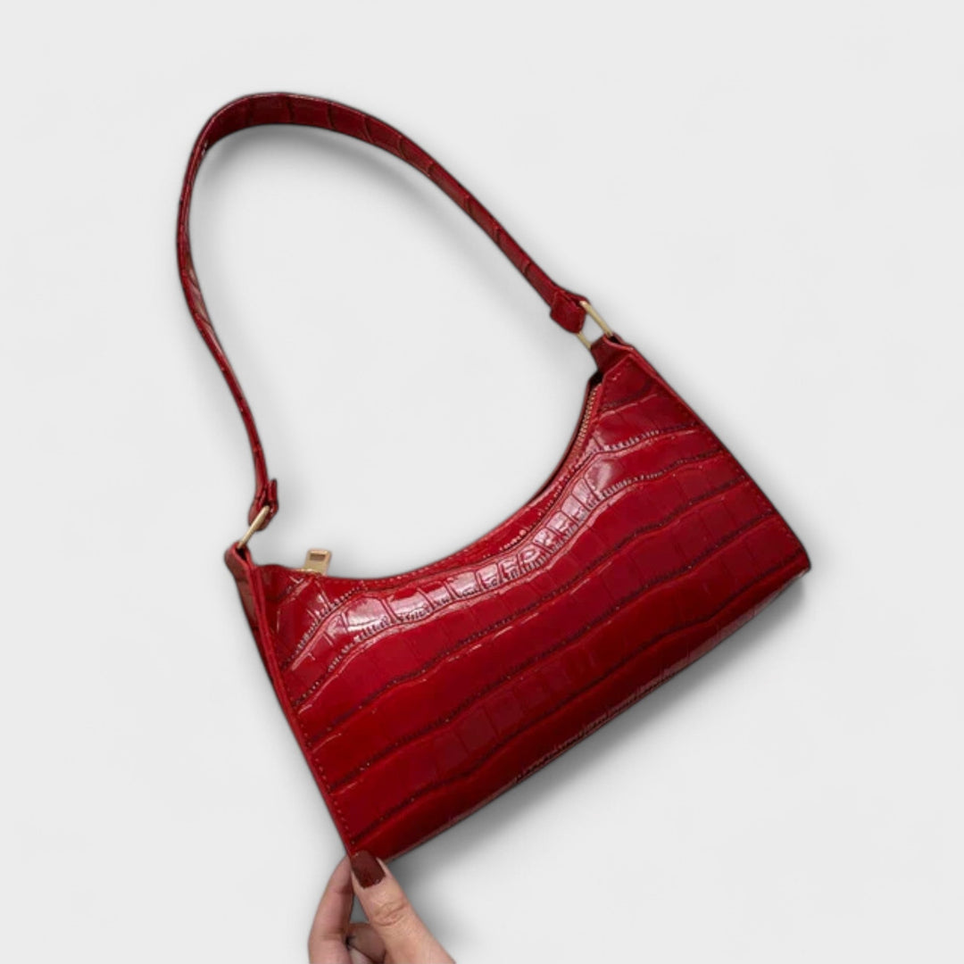 Kathy|Shiny Leather Bag
