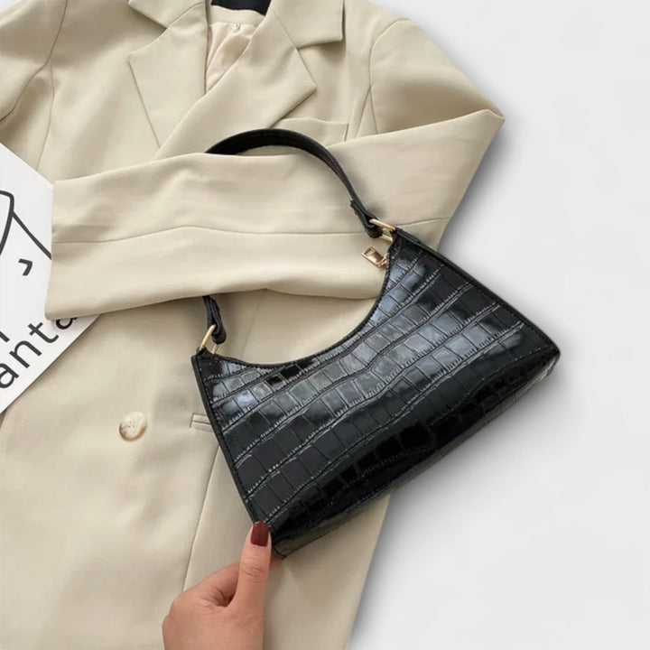 Kathy|Shiny Leather Bag