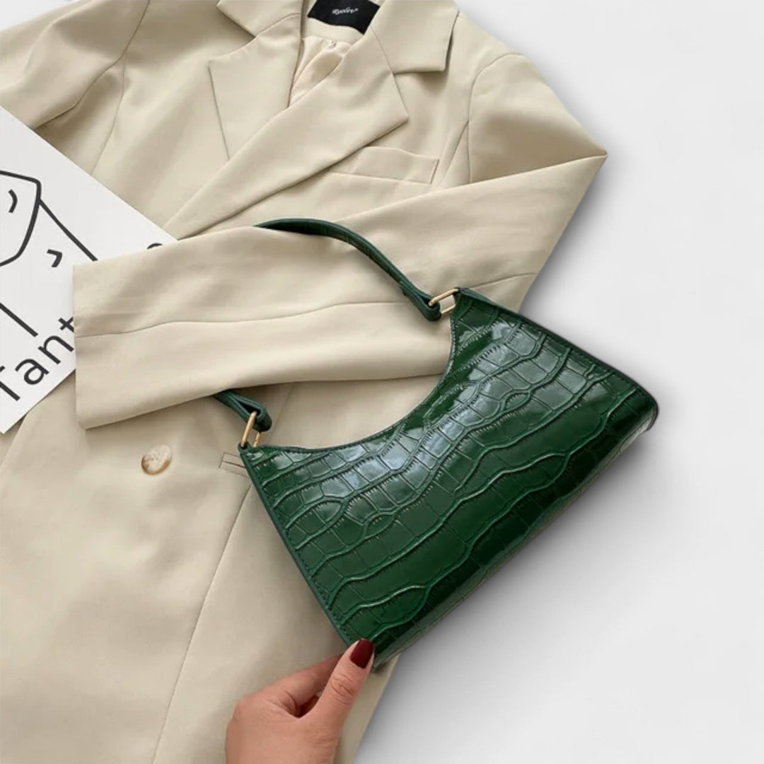 Kathy|Shiny Leather Bag