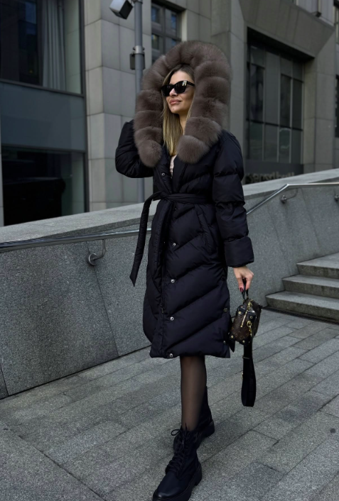 Christina | Elegant casual jacket with faux fur collar