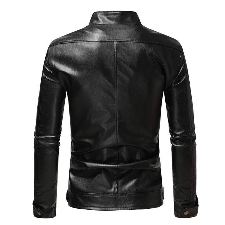 Elegant Men's Leather Jacket
