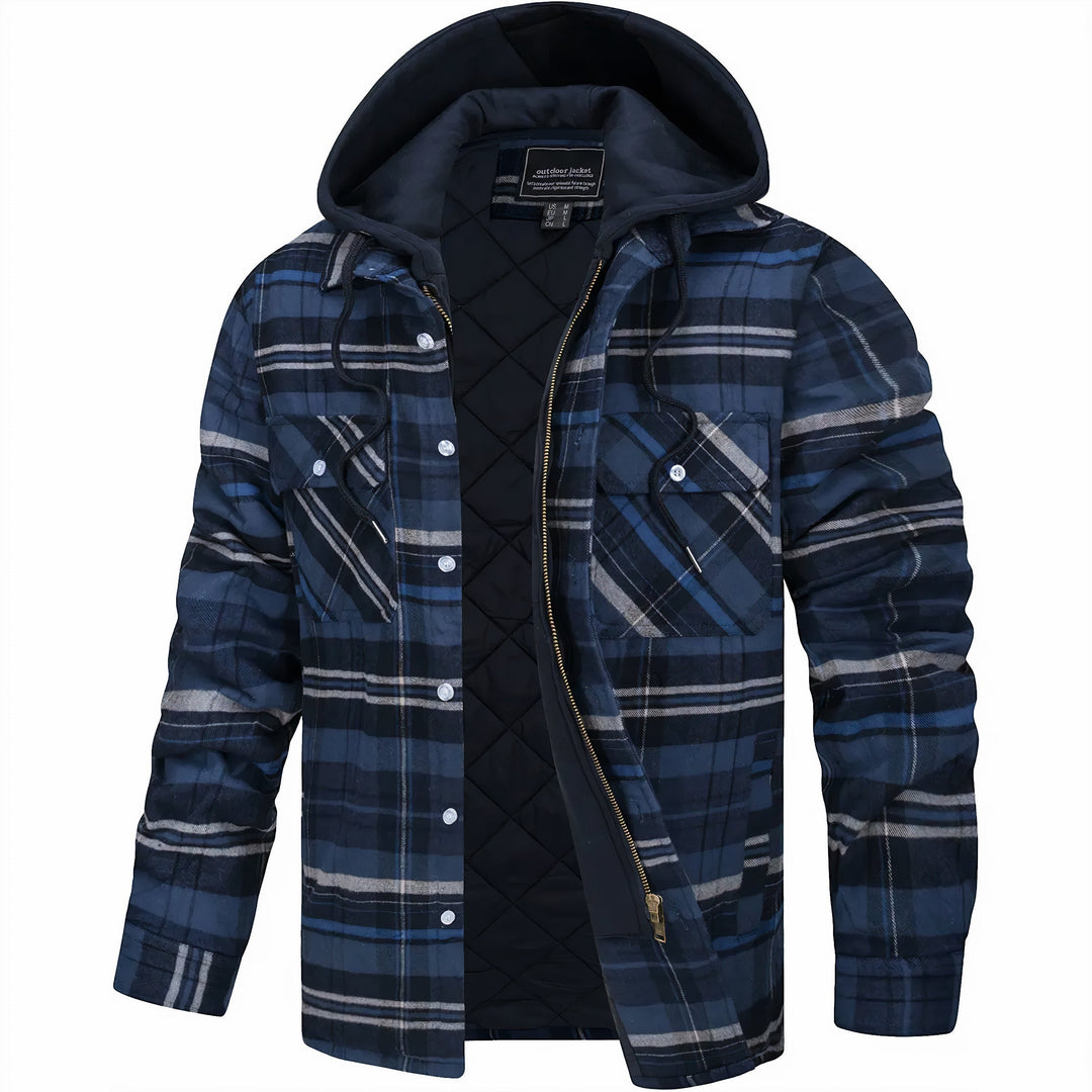 Axel | Checked Jacket with Zip