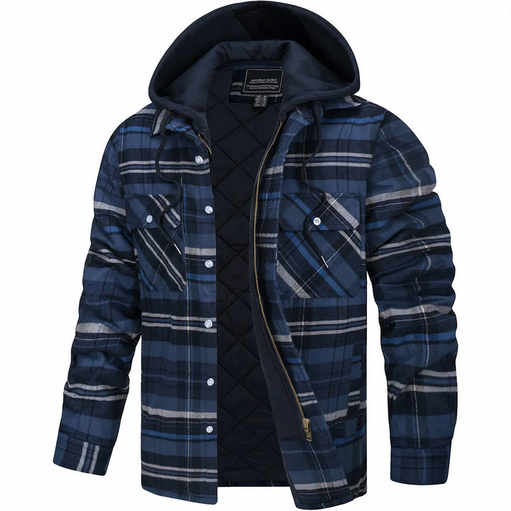 Axel | Checked Jacket with Zip