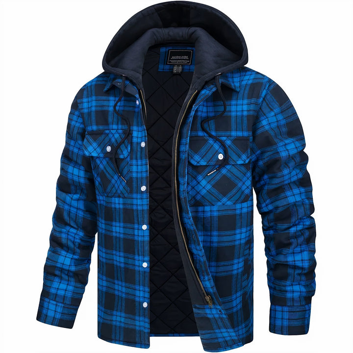 Axel | Checked Jacket with Zip